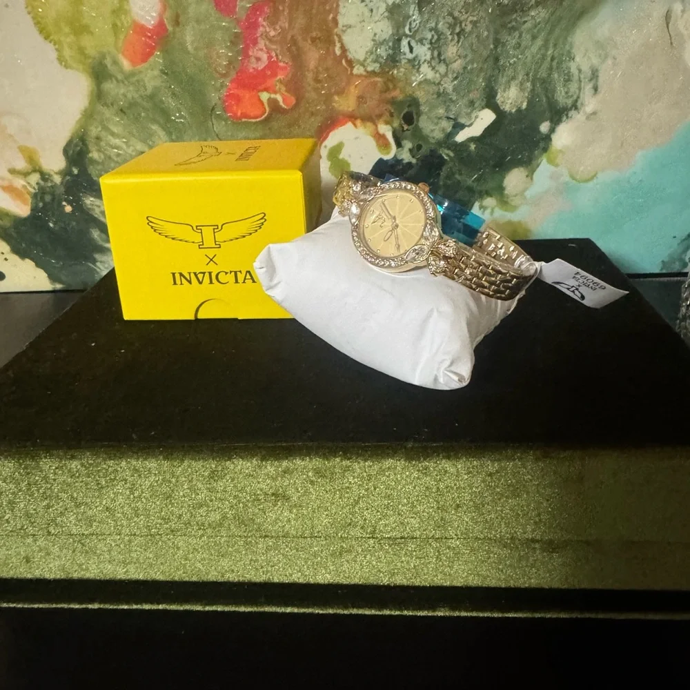 Invicta Bright Yellow Box with Logo